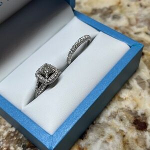 Nail Lane Engagement Set Natural 1.1 Carat